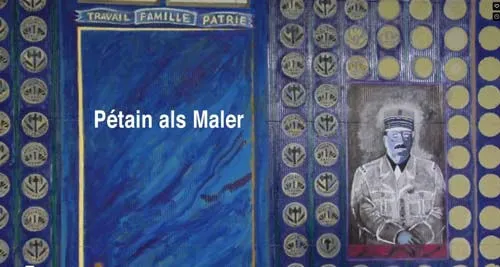 Pétain als Maler