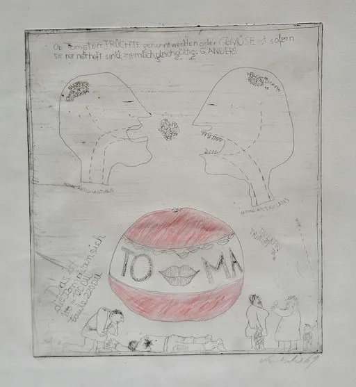 Das ist die Tomate an sich