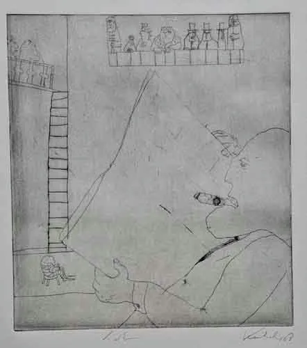 Knast  und Bürokrat reduziert Knast