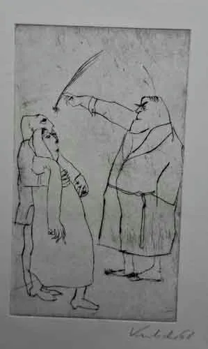 Maria und Joseph und Wirt