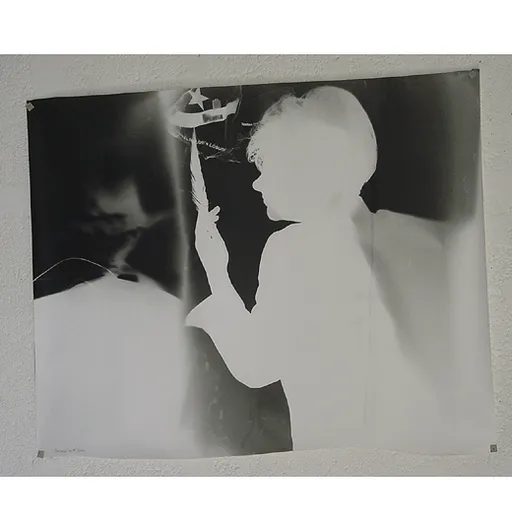 Séance en chambre noir Portrait XVII Unbekannte mit Beuys