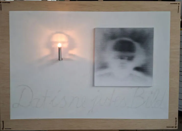 Brandmalerei mit Leuchtendem Vorbild - Schmela