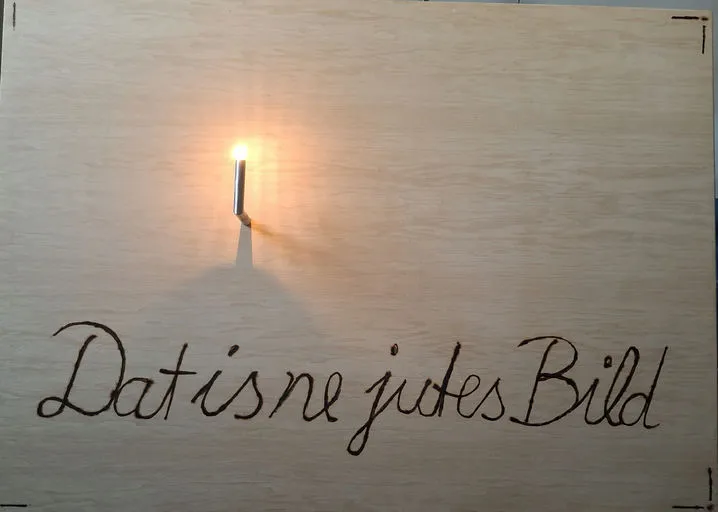 Brandmalerei mit Leuchtendem Vorbild - Schmela