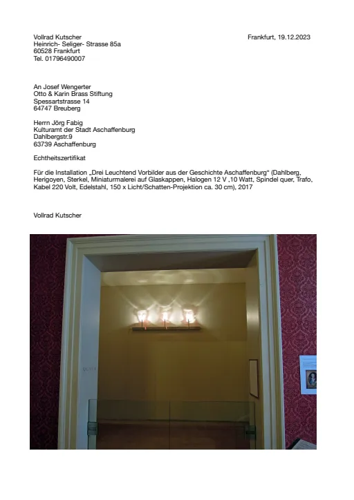 Leuchtende Vorbilder :Dahlberg,Herigoyen, Sterkel