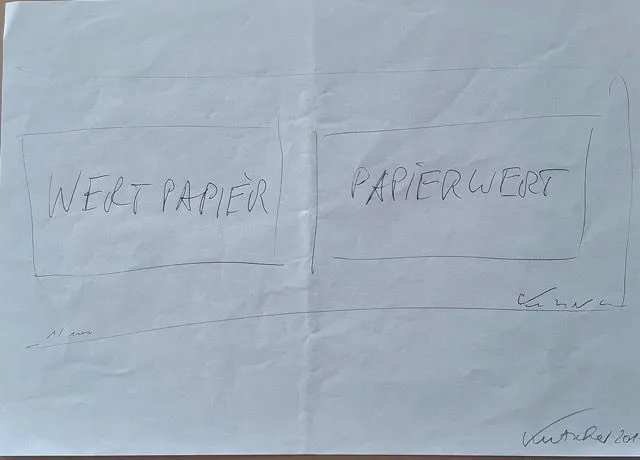 Wertpapier Papierwert